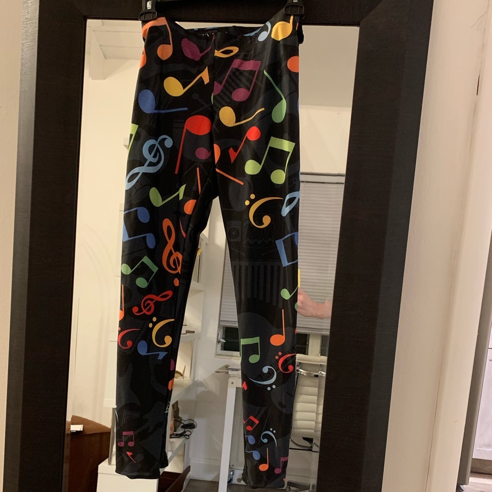 Original musical notes leggings